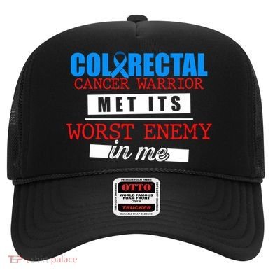 Colorectal Cancer Survivor Enemy Crc Warrior Gift Hat