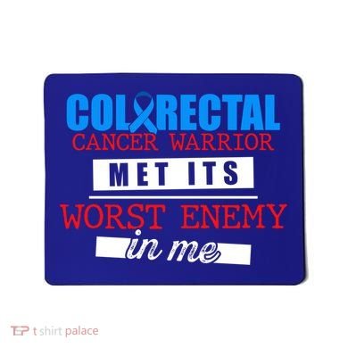 Colorectal Cancer Survivor Enemy Crc Warrior Gift Mousepad