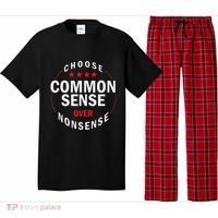 Choose Common Sense Over Nonsense Pajama Set thumb 0