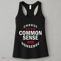 Choose Common Sense Over Nonsense Women's Tank Top thumb 3