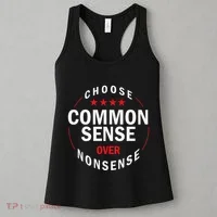 Choose Common Sense Over Nonsense Women's Tank Top thumb 3