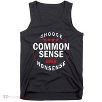 Choose Common Sense Over Nonsense Tank Top thumb 0