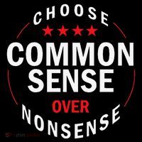 Choose Common Sense Over Nonsense Tote Bag thumb 4