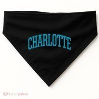 Charlotte Charlotte Sports College Style Nc USA-Made Doggie Bandana thumb 0