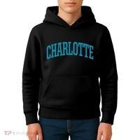 Charlotte Charlotte Sports College Style Nc Kids Hoodie thumb 4