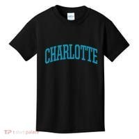 Charlotte Charlotte Sports College Style Nc Kids T-Shirt thumb 0