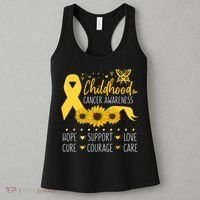 Childhood Cancer Support Family Childhood Cancer Awareness Women's Tank Top thumb 3