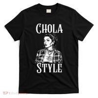 Chicana Chola Style Lowrider Clothes Mexican American Latina T-Shirt thumb 0