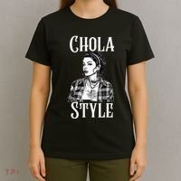 Chicana Chola Style Lowrider Clothes Mexican American Latina T-Shirt thumb 4