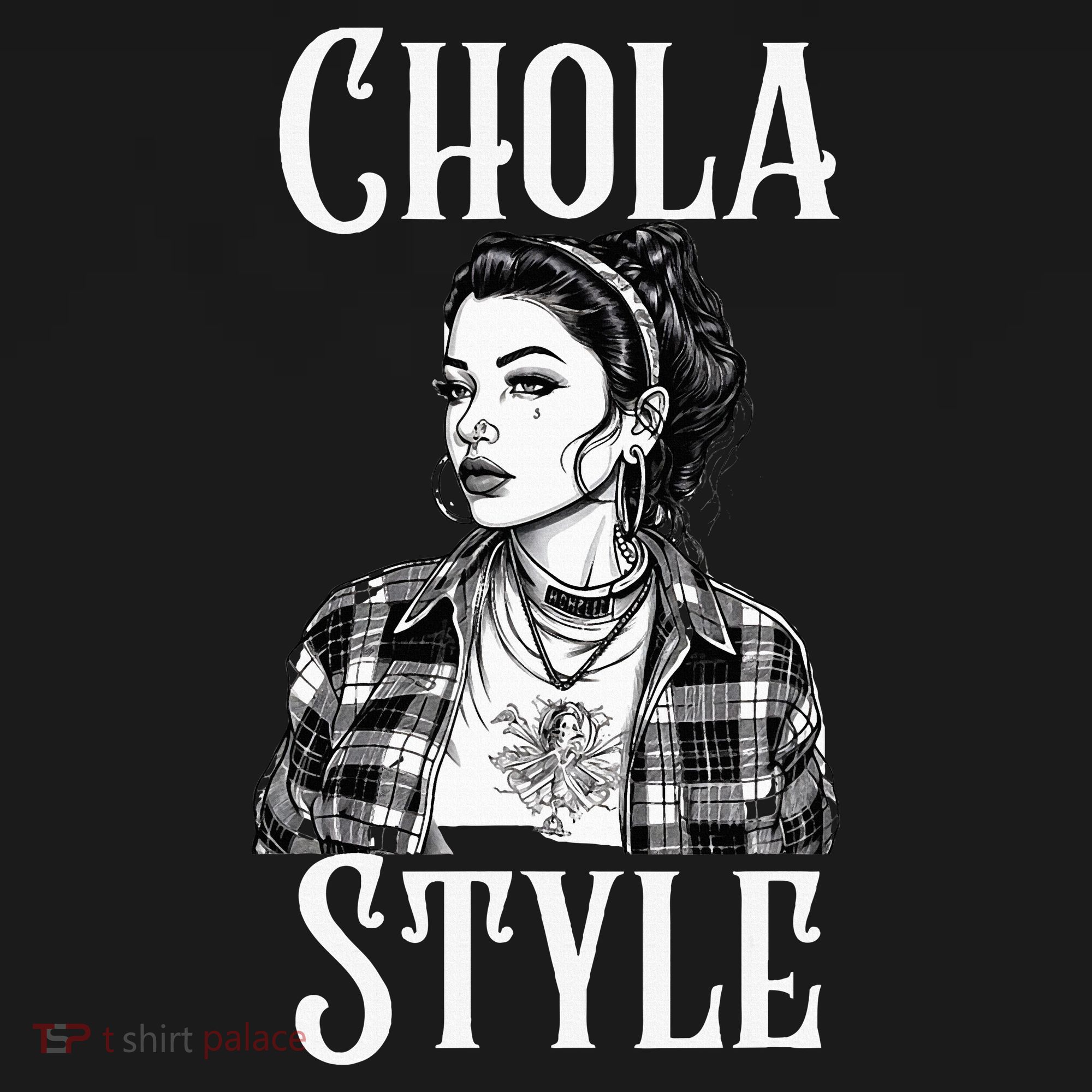 Chicana Chola Style Lowrider Clothes Mexican American Latina Women's Hoodie