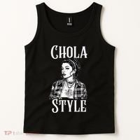 Chicana Chola Style Lowrider Clothes Mexican American Latina Tank Top thumb 2