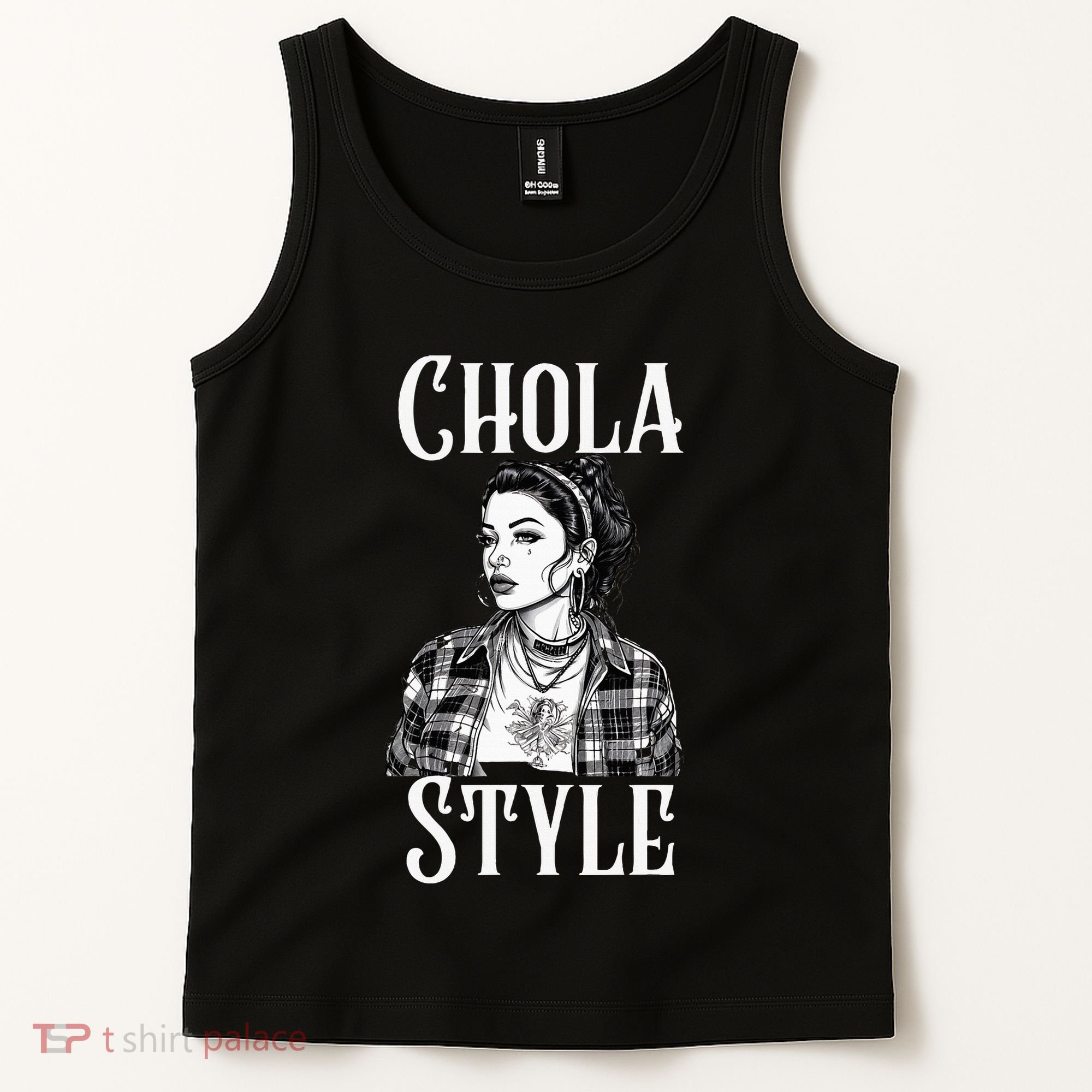 Chicana Chola Style Lowrider Clothes Mexican American Latina Tank Top
