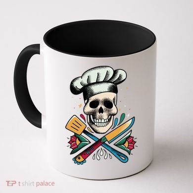 Cooking Chef Skull Coffee Mug