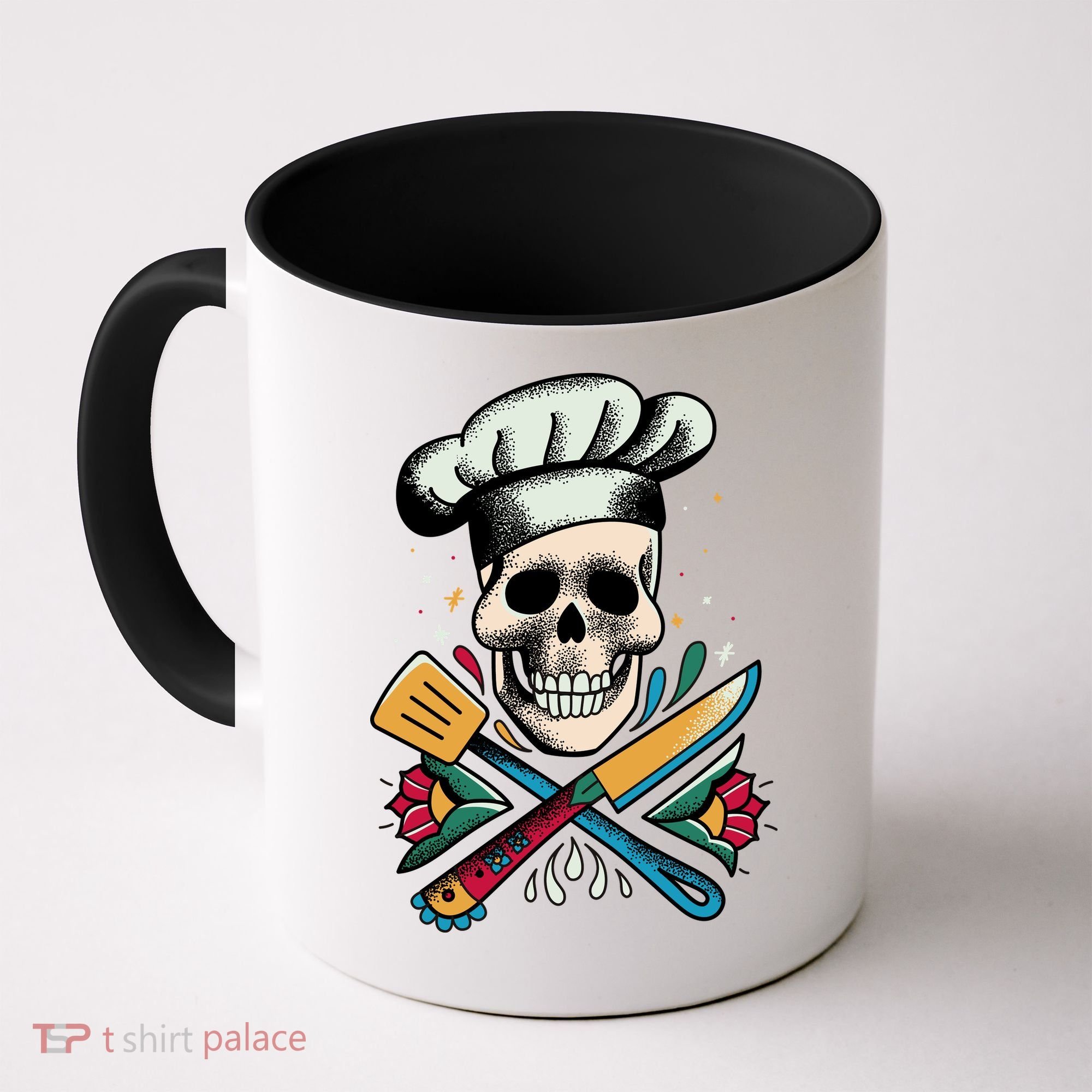 Cooking Chef Skull Coffee Mug