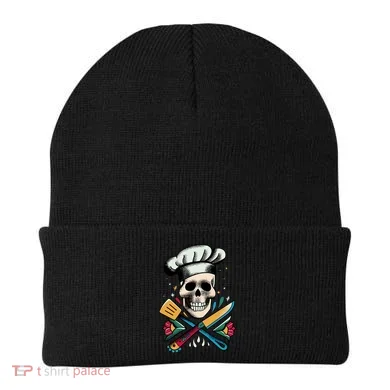 Cooking Chef Skull Beanie