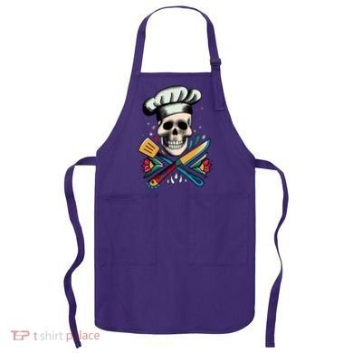 Cooking Chef Skull Apron