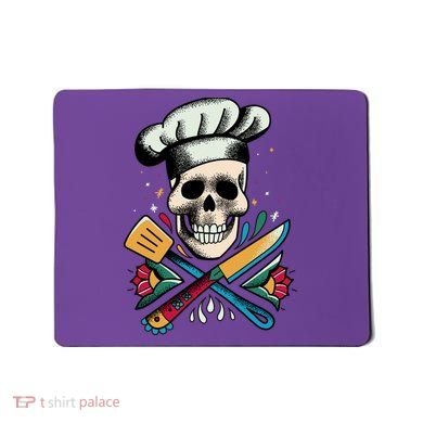 Cooking Chef Skull Mousepad
