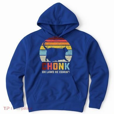 Chonk Cat Scale Meme Funny Retro Style Vintage Cats Memes Gift Hoodie