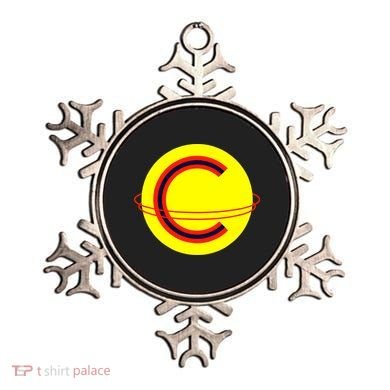 Captain Cosmic Space Superhero Ornament