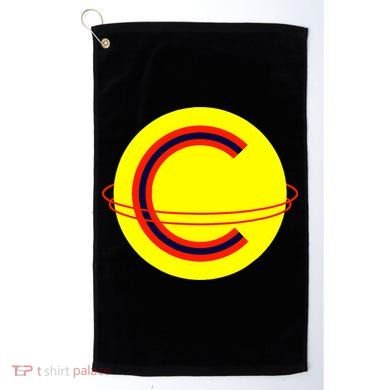 Captain Cosmic Space Superhero Golf Towel