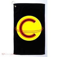 Captain Cosmic Space Superhero Golf Towel thumb 0