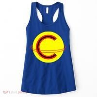 Captain Cosmic Space Superhero Women's Tank Top thumb 0