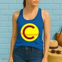 Captain Cosmic Space Superhero Women's Tank Top thumb 2