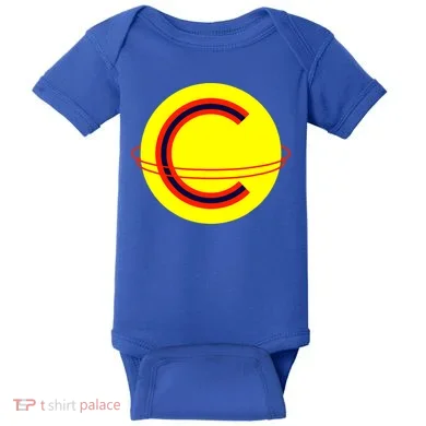 Captain Cosmic Space Superhero Baby Bodysuit