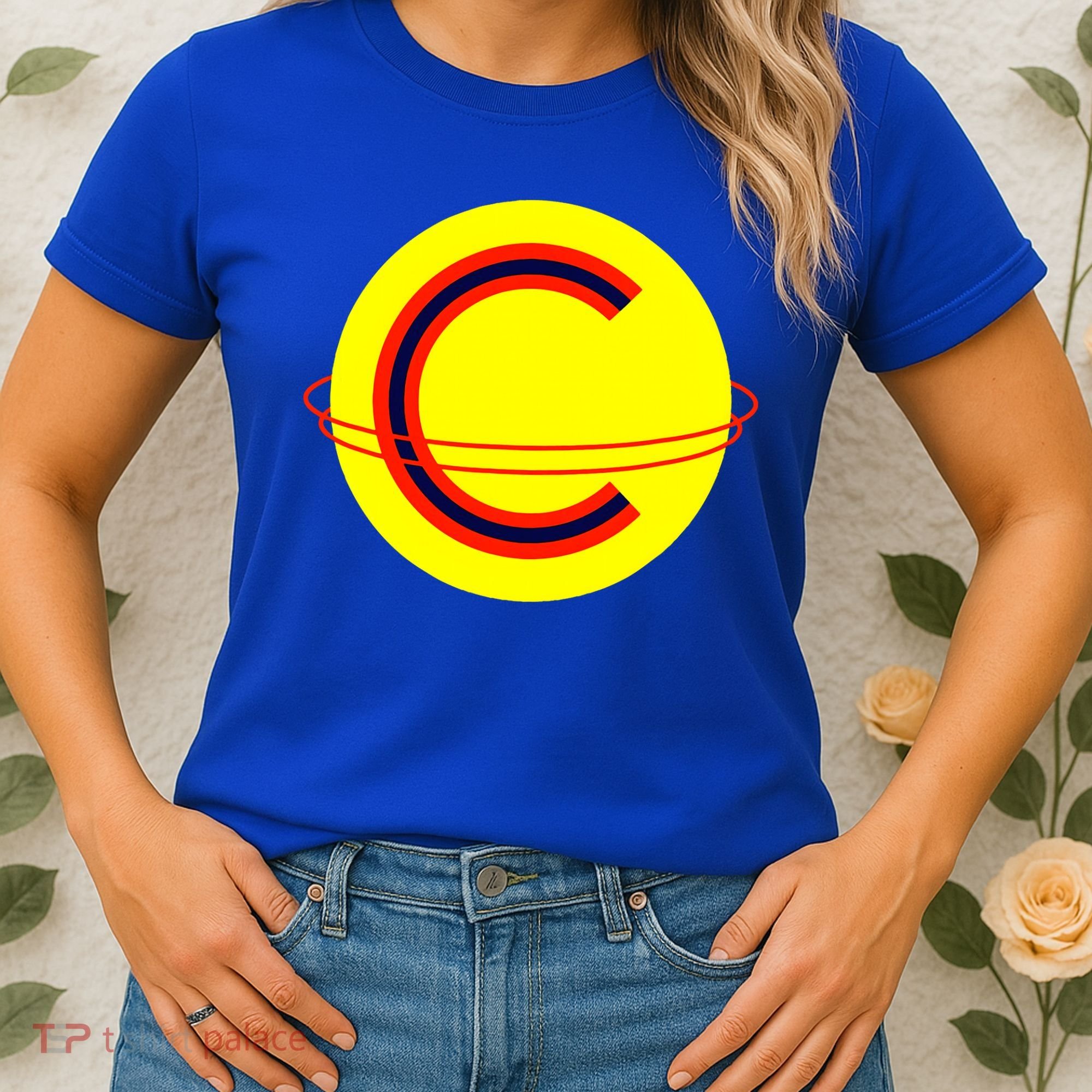 Captain Cosmic Space Superhero Women's T-Shirt