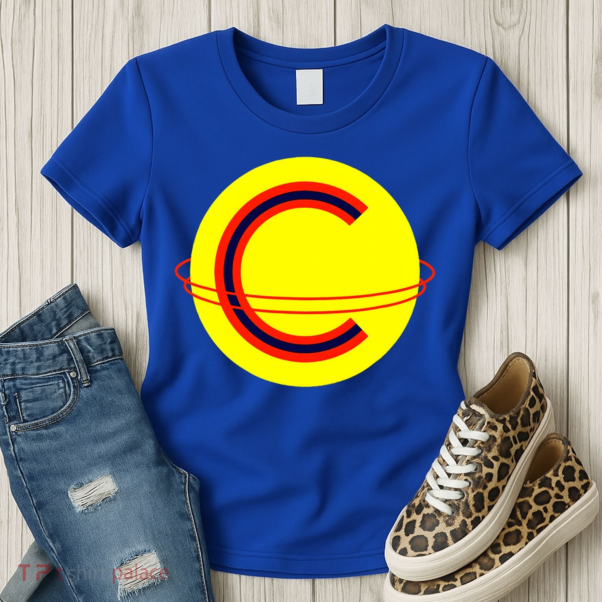 Captain Cosmic Space Superhero Women's T-Shirt
