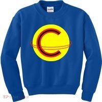 Captain Cosmic Space Superhero Kids Sweatshirt thumb 0