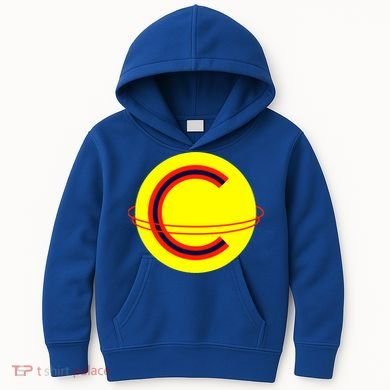 Captain Cosmic Space Superhero Kids Hoodie