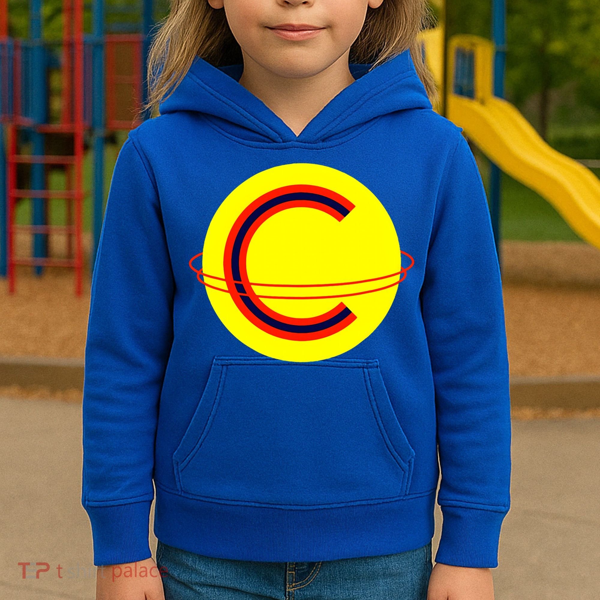Captain Cosmic Space Superhero Kids Hoodie