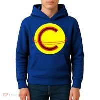 Captain Cosmic Space Superhero Kids Hoodie thumb 4