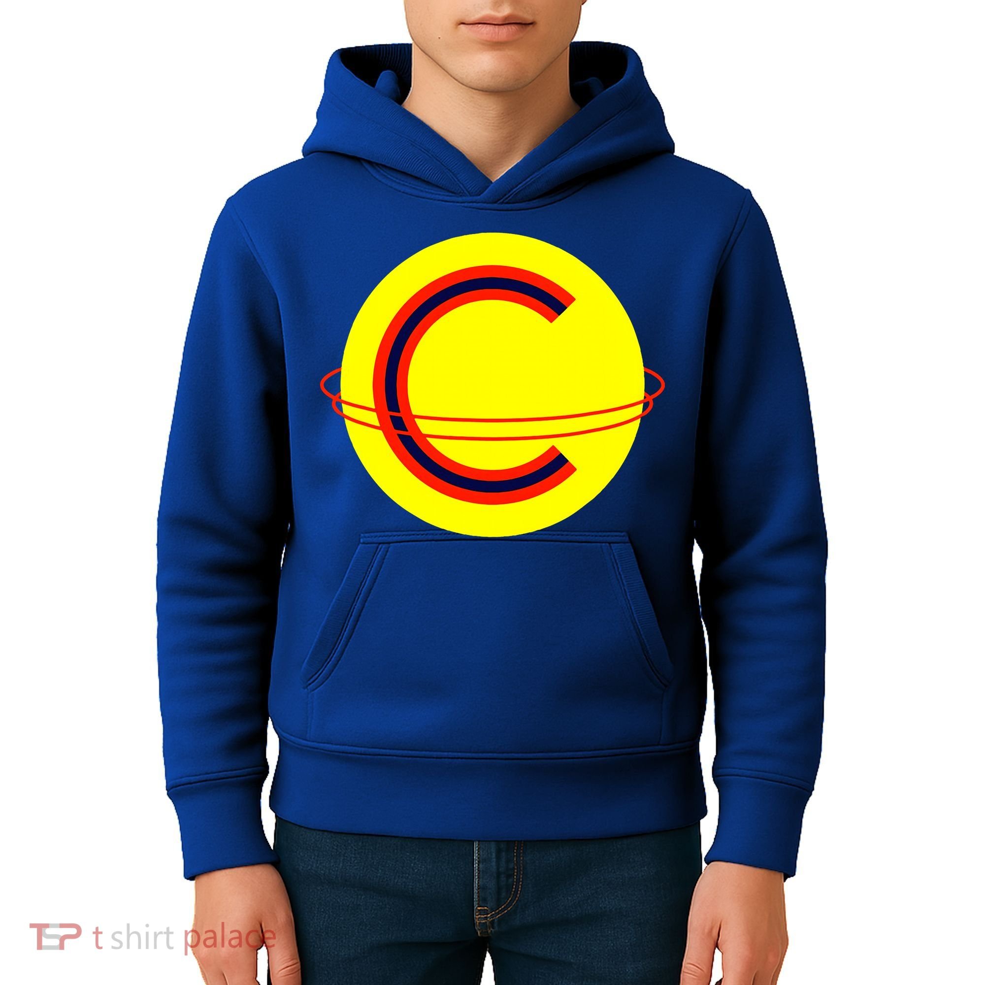 Captain Cosmic Space Superhero Kids Hoodie