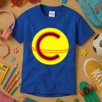 Captain Cosmic Space Superhero Kids T-Shirt thumb 3