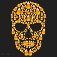 Candy Corn Skull Skeleton Halloween Funny Costume Tumbler thumb 3