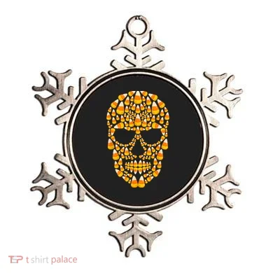 Candy Corn Skull Skeleton Halloween Funny Costume Ornament