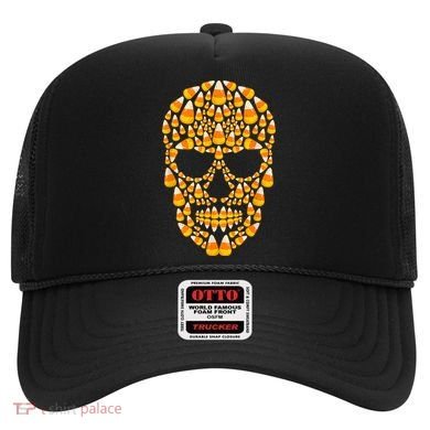 Candy Corn Skull Skeleton Halloween Funny Costume Hat