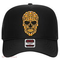 Candy Corn Skull Skeleton Halloween Funny Costume Hat thumb 0