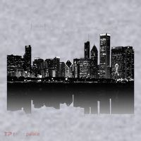 Chicago City Skyline Lights At Night Women's Sweatshirt thumb 2
