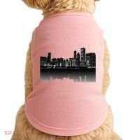Chicago City Skyline Lights At Night Doggie Tank thumb 0
