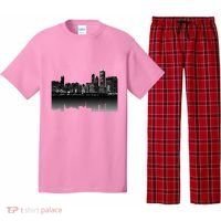 Chicago City Skyline Lights At Night Pajama Set thumb 0