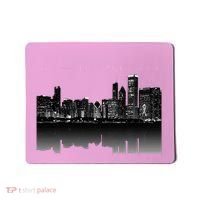 Chicago City Skyline Lights At Night Mousepad thumb 0