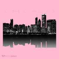 Chicago City Skyline Lights At Night Mousepad thumb 1