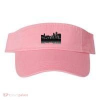 Chicago City Skyline Lights At Night Visor thumb 0