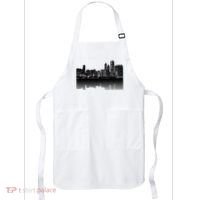 Chicago City Skyline Lights At Night Apron thumb 0
