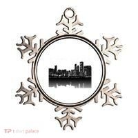 Chicago City Skyline Lights At Night Ornament thumb 0