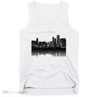 Chicago City Skyline Lights At Night Tank Top thumb 0