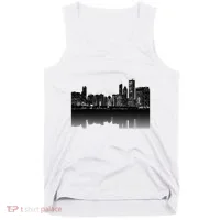Chicago City Skyline Lights At Night Tank Top thumb 0